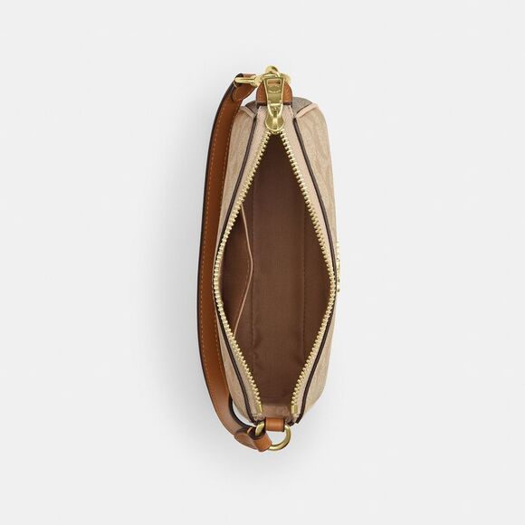 NWT Coach Outlet Nolita 19 In Blocked Signature Canvas - Picture 3 of 6